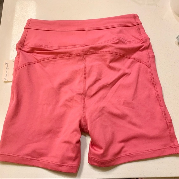 FREE PEOPLE Pink Magenta Odessa Athletic Workout Shorts - Picture 6 of 7